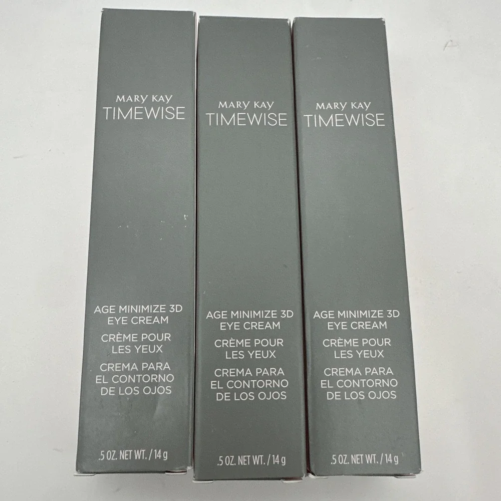 3x Mary Kay Timewise Age Minimize 3D Eye Cream 089008 Full size New in box NOS
